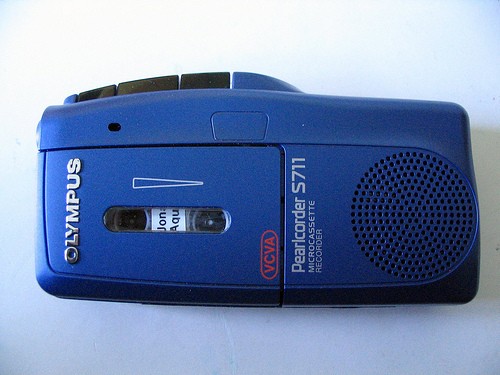 Reportofon analogic Olympus Pearlcorder S711 blue